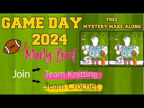 Knit and Crochet 🧶 + 🏈 Super Bowl || ⭐️ Pre-Game the Game
Day Mystery Make-Along