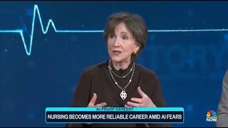 NBC News Now - Dean Frazier speaks on nursing as a more reliable career amid AI fears
