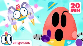 SING and learn 🌍 Baby Bot CARTOONS FOR KIDS 🎶 | Lingokids