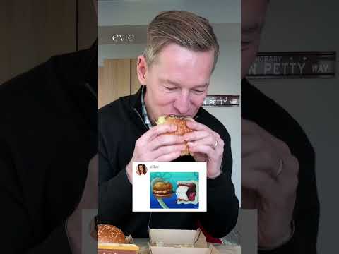 Viewers are convinced McDonald's CEO spit out the Big Mac during a taste test