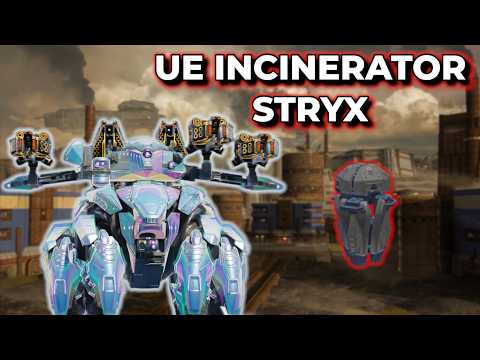 WR - Stryx UE Incinerator W/ Lar Drone Destroying Vector Infestations | War Robots