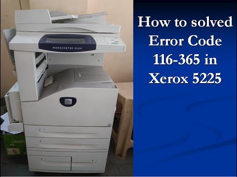 Xerox Error Code 093 339 08 21