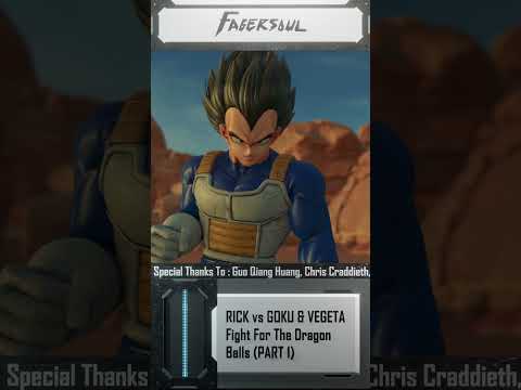 Rick Sanchez VS Goku & Vegeta - Rick and Morty Dragon Ball (PART 1) #shorts #dragonball