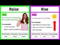 Understanding the Verbs 'Rise' and 'Raise'