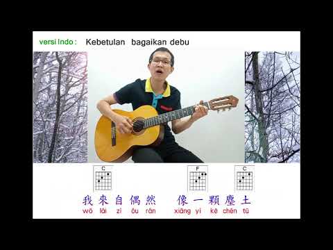 感恩的心 gan en de xin~Hati Yang Bersyukur-吉他弹唱