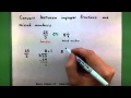 Converting Improper Fractions and Mixed Numbers