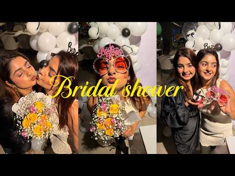 Bridal Shower throw korlam Rinir jonno ami r Tanaya mile 🤍👰🏻‍♀️💍✨