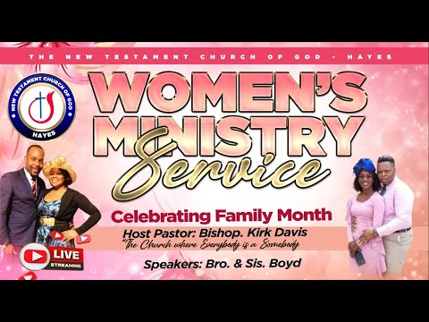 Hayes New Testament Church of God's Live broadcast || Women's Ministry Service || February 9, 2026