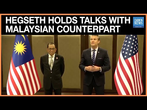 YouTube video thumbnail: US's Hegseth Holds Bilateral Talks With Malaysian Counterpart in Kuala Lumpur