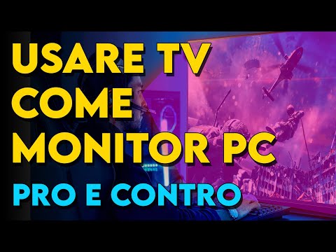 Si può usare la TV come MONITOR per PC ? | Pro e contro