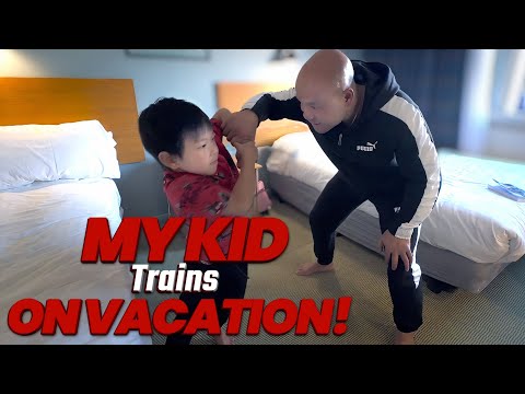 My Kid Trains Even on Vacation