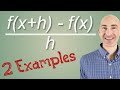 Difference Quotient and Function Analysis
