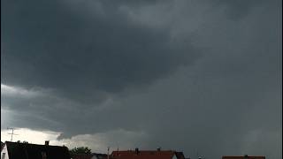Zwei Gewitter mit Hagel in rascher Folge, 31. Mai 2026