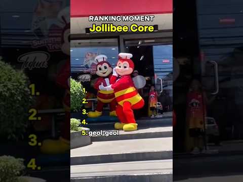Maskot Jollibee Core | Rangking Moment #shorts #jollibee
