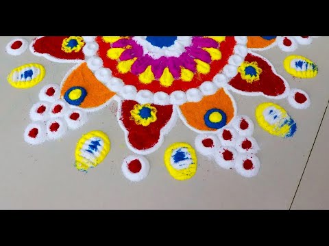 Beautiful Rangoli Designs For Diwali Festival 2024