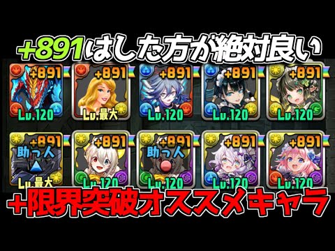 【パズドラライフが変わる】+891の大切さとオススメキャラをご紹介【パズドラ】