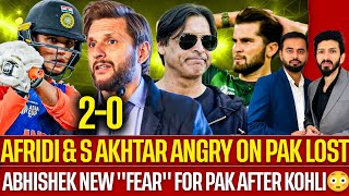 Abhishek Sharma ENDS Shaheen Career? | Afridi & S Akhtar Angry 0-2 | IND vs PAK