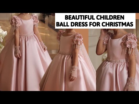 DIY: How to Cut and Sew a Beautiful Baby Ball Dress perfect for Christmas.