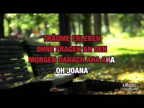 Joana in the Style of “Peter Wackel” with lyrics (with lead vocal)