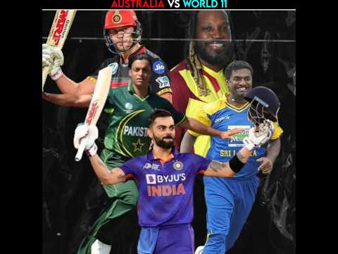 Australia vs world 11 😱l #shorts #shortsfeed #cricket