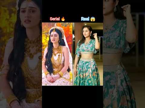 Radha Krishna Serial, Serial Vs Real Part 2#shorts #radhakrishna #youtube #explore #love #search