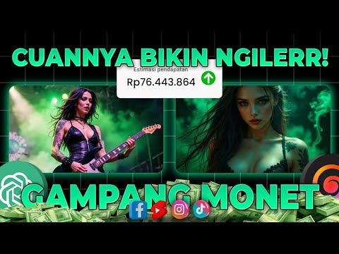 Bikin Ngiler Cuan dari Music AI Genre Metal!Cara Dapat Uang dari Youtube 2025 Terbaru