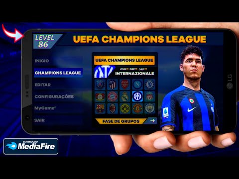O MELHOR JOGO DE FUTEBOL OFFLINE PARA CELULAR ANDROID VARIAS LIGAS E ESTRELATO