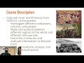 AP World History Course Overview