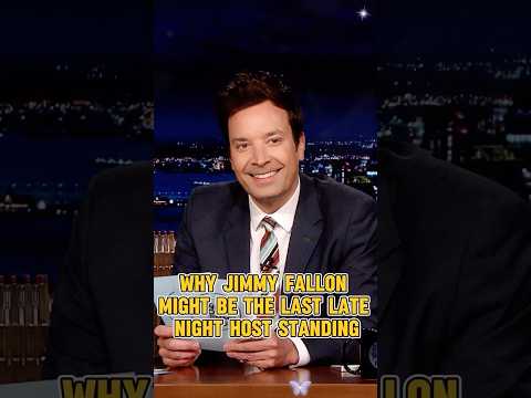 Why Jimmy Fallon Might Be the Last Late Night Host Standing?#shorts #celebrity #trump #jimmyfallon