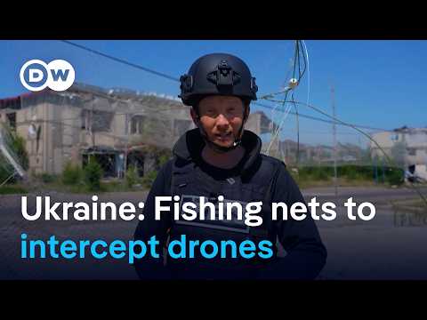 Ukrainians build low-tech defense against Russian drones | DW News