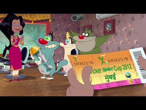 हिंदी Oggy and the Cockroaches 🤩 क्रिकेट विश्व कप Hindi Cartoons for Kids