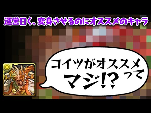 公式動画が変身にオススメしていた◯◯は本当に使えるのか！？【パズドラ】