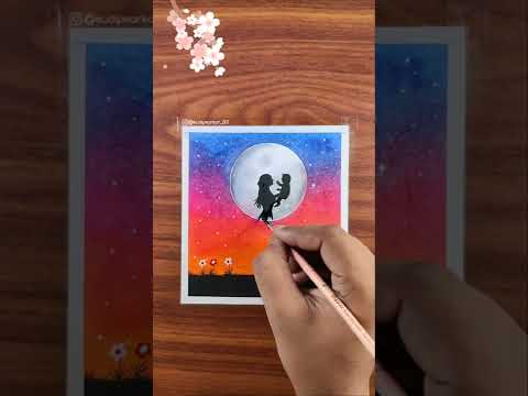 😍 Meri Maa Mera Rab 💕| Mother's Day drawing #shorts