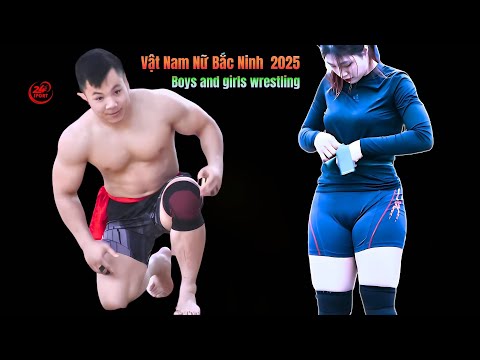 Vật Nam Nữ Đẹp Nhất Mọi Thời Đại Giữa Anh Thơ và Qủy Lùn Đào Hồng Sơn, Hội Vật Thôn Đoài 2025