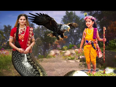 जब कृष्णा से मिलने वृंदादेवी ने लिया इच्छाधारी नागिन का रूप | Yashomati Maiyaa Ke Nandlala | Ep72+73