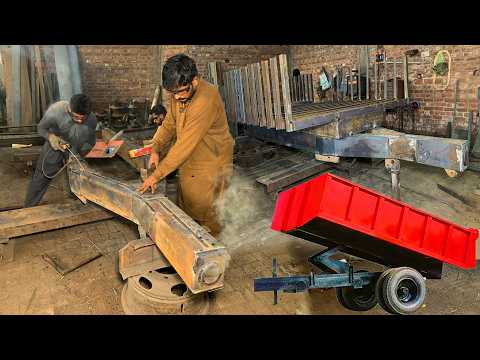 How Hydraulic Tractor Trolleys are Manufactured |Handmade Manufacturing Process of Hydraulic Trolley