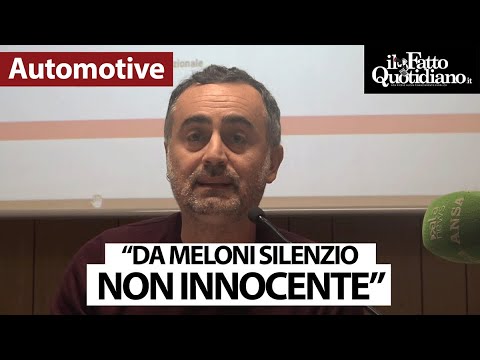 L'attacco della Fiom a Meloni: "Stellantis? Il suo non è un silenzio innocente"