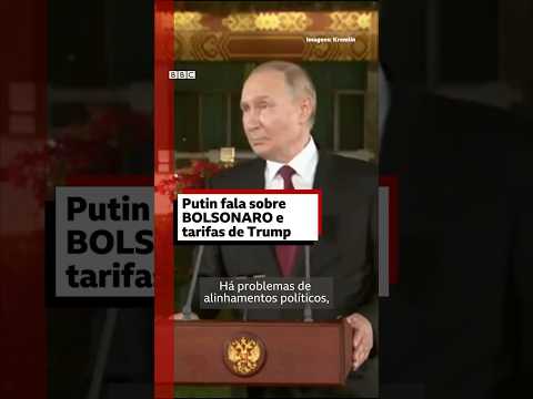 O que diz Putin sobre tarifas de Trump ao Brasil e ligação com julgamento de Bolsonaro 🇷🇺🇧🇷