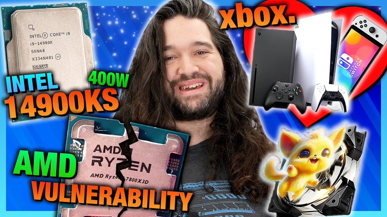 HW News - Microsoft is Obsessed, 400W Intel 14900KS, Anti-Lag Returns, & Ryzen Vulnerabilities