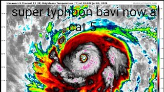 super typhoon bavi is now a cat5