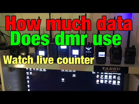 How much data does DMR use?