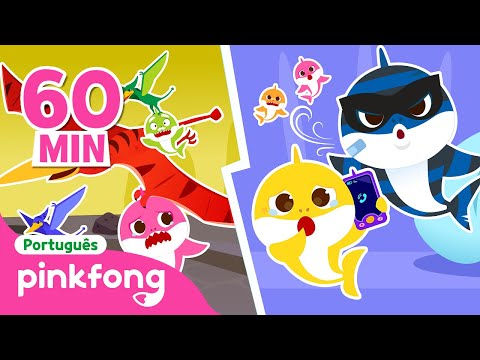 NOVO⭐️Esconde-Esconde da Família Tubarão 3 | +Completo| Pinkfong, BebêTubarão! Canções para Crianças