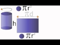 Calculating the Surface Area of a Cylinder