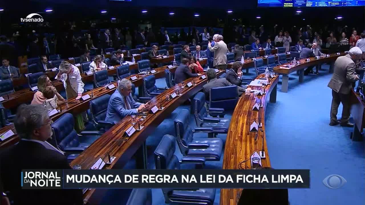 Senado aprova mudanças na Lei da Ficha Limpa