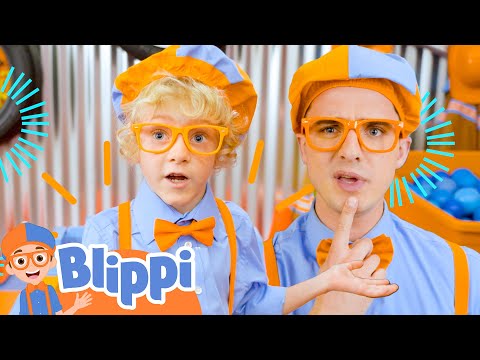 Blippi and friends go on trip to the ball pit ! | Vehicles Video | Educational Videos for Kids