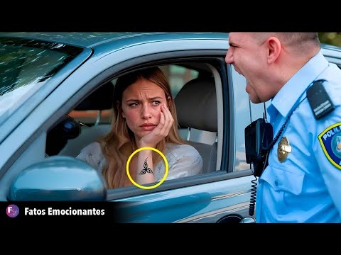 POLICIAL PARA CARRO, VÊ TATUAGEM NO BRAÇO DA MULHER E FICA PÁLIDO!