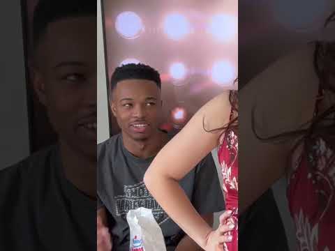 Pretending to be in a pageant with my husband ๐๐๐ #missuniverse