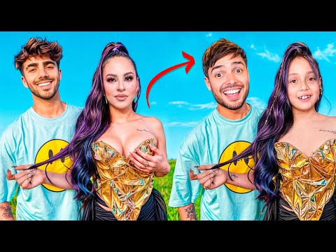 IMITÉ YOUTUBERS con MIS HERMANITAS por 24 HORAS