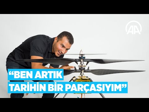 Gazze’den NASA’nın Ingenuity helikopterinin inşasına başarı hikayesi: Artık tarihin bir parçasıyım