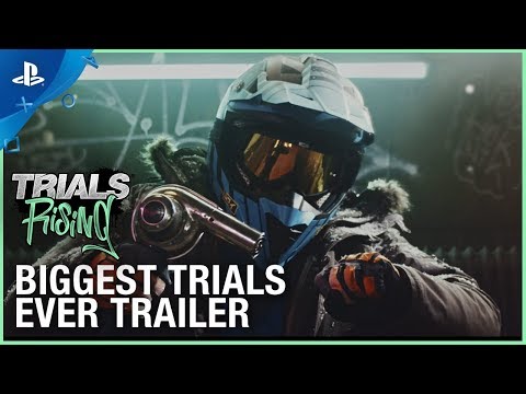 Trials Rising - Biggest Trials Ever: Live Action Trailer | PS4